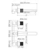 Смеситель для раковины Wasserkraft Fulda 5245 встраиваемый, черный фото 4