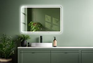 Зеркало DQ Köln (Кёльн) DQMKOL10080 с LED подсветкой, 80x100 см