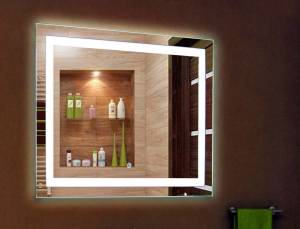 Зеркало Relisan Doris 90x70 с подсветкой