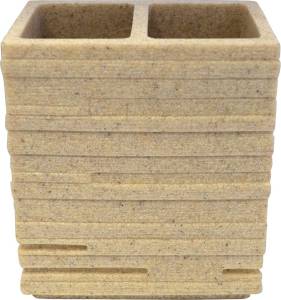 Стакан Ridder Brick 22150211 для зубных щеток, бежевый