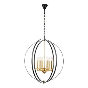 Подвесная люстра iLamp Element 9977-800 GL+BK