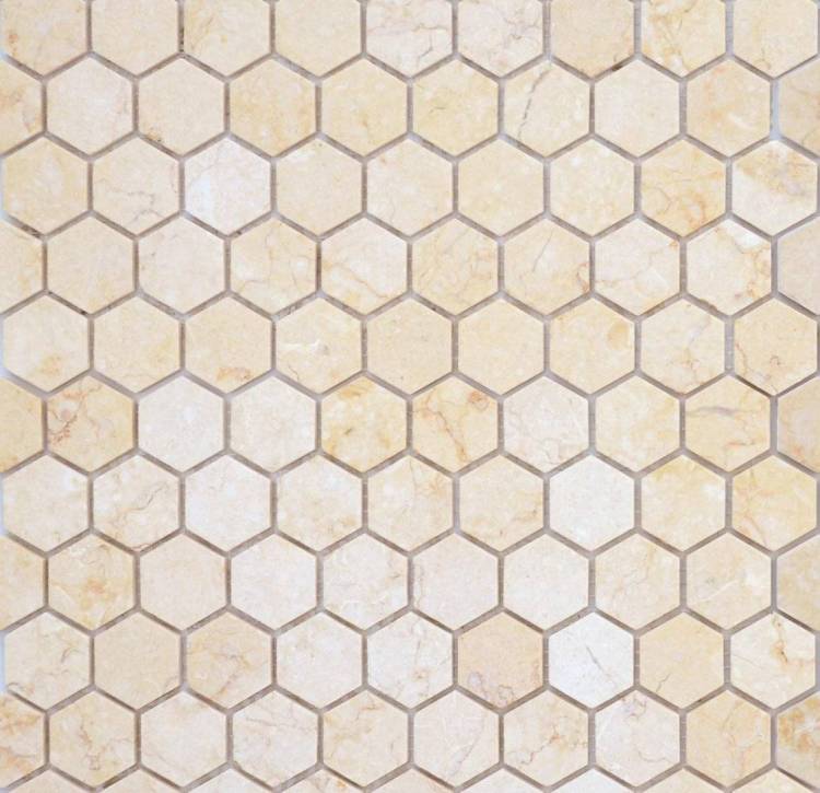 Мозаика LeeDo Pietrine Hexagonal Botticino Mat hex (1.8x3) 28.5x30.5