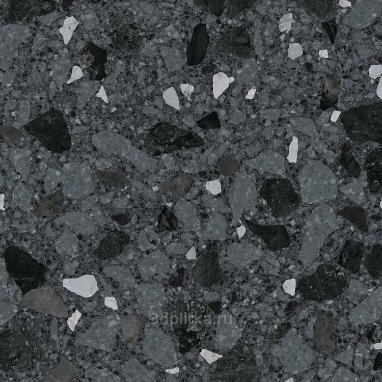 Керамогранит VIVES NIZA Monaco-R Negro Pulido 79,3x79,3