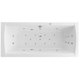 Акриловая ванна Excellent Aquaria Lux Slim 180x80 WAEX.AQU18S.ULTRA.CR с гидро и аэромассажем, 