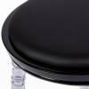 Стул Bradex Home Babel FR 0057, черный с прозрачными ножками фото 5