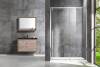 Душевая дверь в нишу Vincea Lugano VDS-1L150CL-1 150 см, профиль хром фото 2