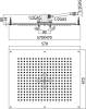 Верхний душ Bossini DREAM - Flat H38657.030 57x47 фото 3