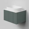 Тумба с раковиной La Fenice Terra Grigio NFNC-01-TER-G-60-3-M-GG серо-зеленая матовая, 60 см