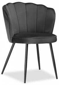 Стул Woodville Coral 15583 черный, серый