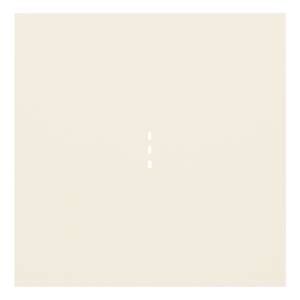 Клавиша одноклавишного выключателя с подсветкой Rikett 35602 MC кремовый сатин