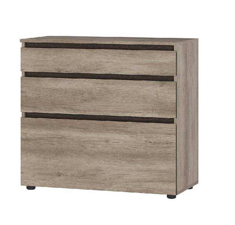 Комод БТС МЕБЕЛЬ Энигма КМ-01 00-00164040 дуб каньон, венге