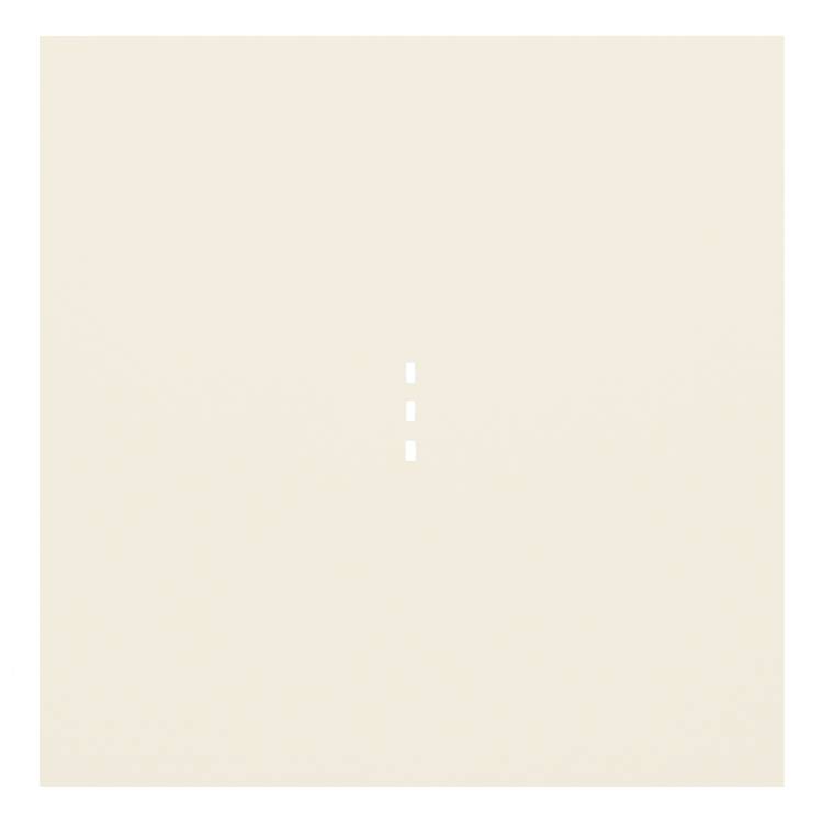 Клавиша одноклавишного выключателя с подсветкой Rikett 35602 MC кремовый сатин