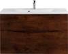 Тумба с раковиной BelBagno Marino H100 rovere moro