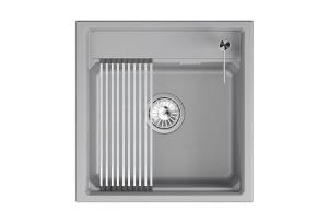 Мойка кухонная Granula Kitchen Space 5002i алюминиум, 50x51