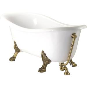 Ванна из искусственного камня Veragio Gialetta 25216 170x80 с ножками, бронза