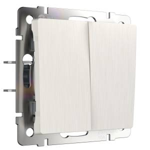 Выключатель двухклавишный Werkel Встраиваемые механизмы W1120013