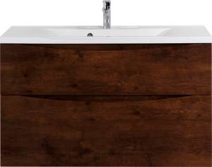 Тумба с раковиной BelBagno Marino H100 rovere moro