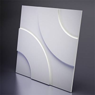 Гипсовая 3D панель Artpole Hoop M-0022 600x600