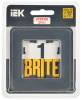 Рамка 1-постовая IEK Brite BR-M12-G-41-K53 графит фото 6