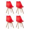 Набор из 4 стульев Stool Group Frankfurt Y863 red X4 красный