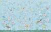 Бесшовные Eco обои Ortograf Flora 31272 Chinese garden blue Гладь ОЕ-Р2