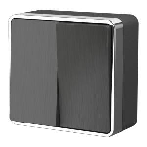 Выключатель двухклавишный Werkel Gallant W5020004