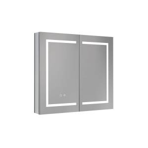 Зеркало-шкаф Aquatek AQ7804-MLC с подсветкой, хром, 80x70x13.3