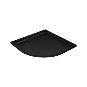 Поддон для душа Cezares TRAY-AS-R-90-30-NERO 90x90, с сифоном, черный матовый