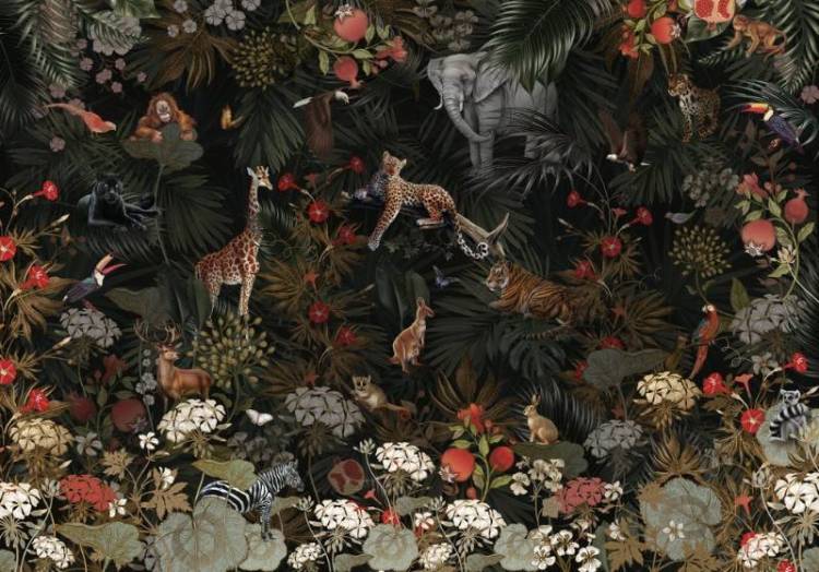 3D Фотообои Artegrafico «Роскошь в джунглях» FN-022 канвас