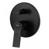 Смеситель для душа Remer Slash & Dot SL09HNO черный матовый