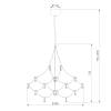 Большая подвесная светодиодная люстра Bogates Adit 90400 LED фото 5