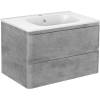 Тумба с раковиной Vincea Vico 80 бетон фото 2