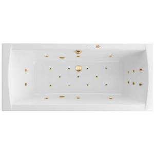 Акриловая ванна Excellent Aquaria Lux Slim 180x80 WAEX.AQU18S.ULTRA.GL с гидро и аэромассажем, 