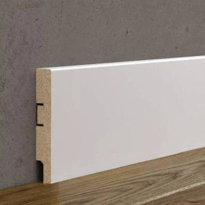 Плинтус Cosca AP79 Белый под покраску 2400x80x16