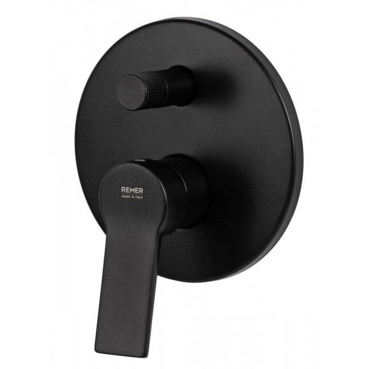 Смеситель для душа Remer Slash & Dot SL09HNO черный матовый