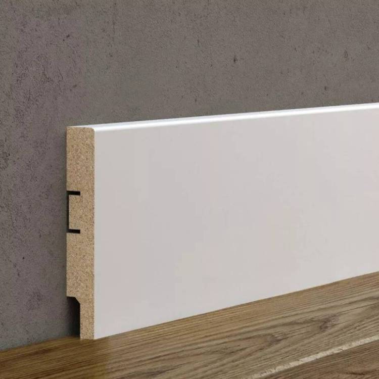 Плинтус Cosca AP79 Белый под покраску 2400x80x16