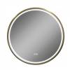 Зеркало Teymi Lina Supernova Gold T20123 с подсветкой и подогревом, сенсор, круглое, D80 фото 16