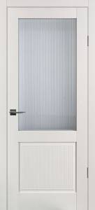 Межкомнатная дверь Profilo Porte PSC-57 полотно Зефир, стекло Moru Optiwhite 700x2000