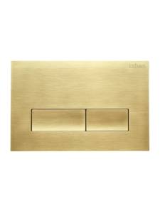 Кнопка смыва Cezares Slider SLIDER-BTN-BORO брашированное золото