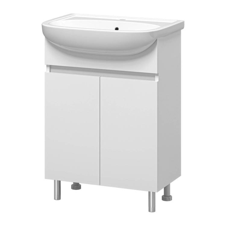 Тумба с раковиной Misty Амур УТ000009552 белая, 60 см
