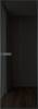 Межкомнатная дверь Profil Doors 1 AGN цвет профиля Серая ночь, стекло безопасное 4 мм черное тонированное 800x2000