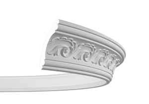 Карниз гибкий Европласт 1.50.290 200x6.1x6.1