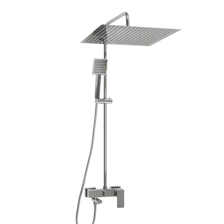 Душевой комплект Wasserkraft A177.119.141.010.CH хром, со смесителем