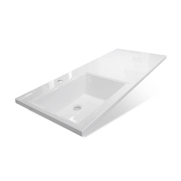 Раковина Эстет Даллас ФР-00014929 левая, 115 см, белая матовая