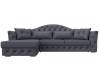 Диван угловой Лига Диванов Артис 128033L Серый фото 2