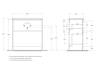 Тумба под раковину Belbagno Kraft 39 KRAFT39-800/390-2C-PIA-RT 80x39x83 Rovere Tabacco напольная с фрезерованными ручками по всей длине фасада с двумя выкатными ящиками фото 10