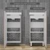 Тумба с раковиной Style Line Соло напольная, санд пудровый, раковина белая, 72x40x22 фото 4