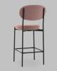 Стул полубарный Stool Group Бриф DD AV 477-C65-9005 (PP) пыльно-розовый, велюр фото 5