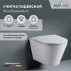 Унитаз подвесной RGW SW-52 80420252-01 безободковый, сиденье микролифт