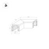 Коннектор L-образный внешний Arlight Mag-Orient-Con-2620-L90 037322 фото 2